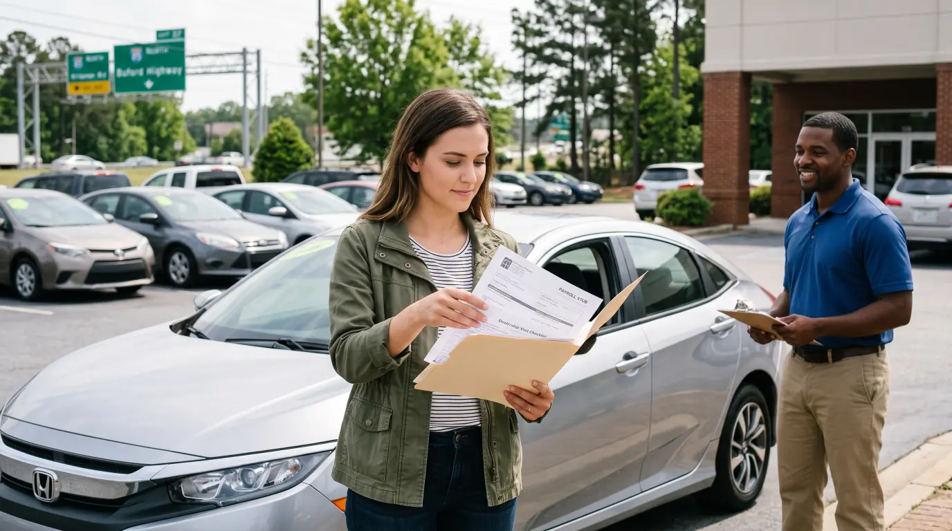 Learn what to bring to the dealership for financing, test drives, trade-ins, insurance, and a smoother visit in metro Atlanta.