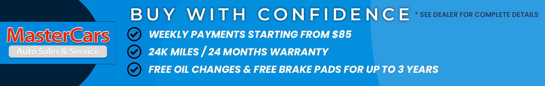 MasterCars Auto Sales - banner banner - MasterCars Auto Sales - buy here pay here